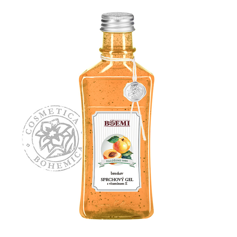 Sprchový gel s vit. kuličkami Broskev 250ml